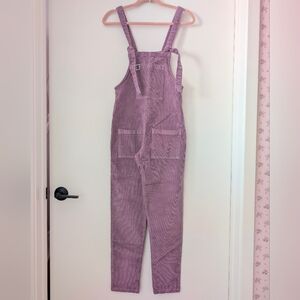 Lucy & Yak Purple Corduroy Women's Dungarees Overalls